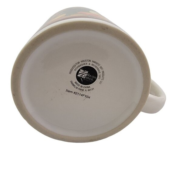 CURRIER &IVES Houston Harvest Early Winter 12 Oz Ceramic Cup Mug Fruit Graphic - Picture 13 of 16